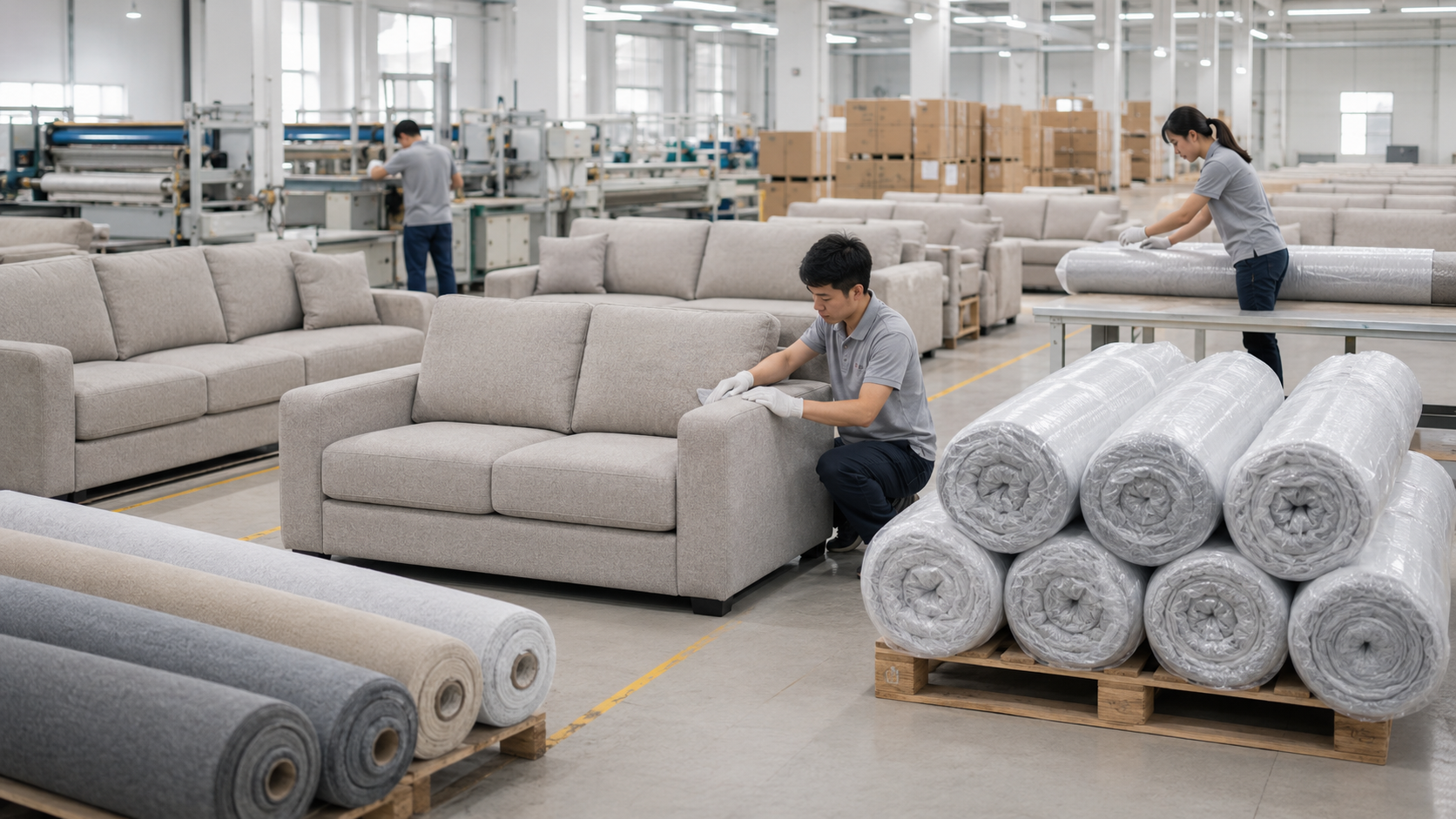 Usine de canapés compressés pour OEM et commandes en gros