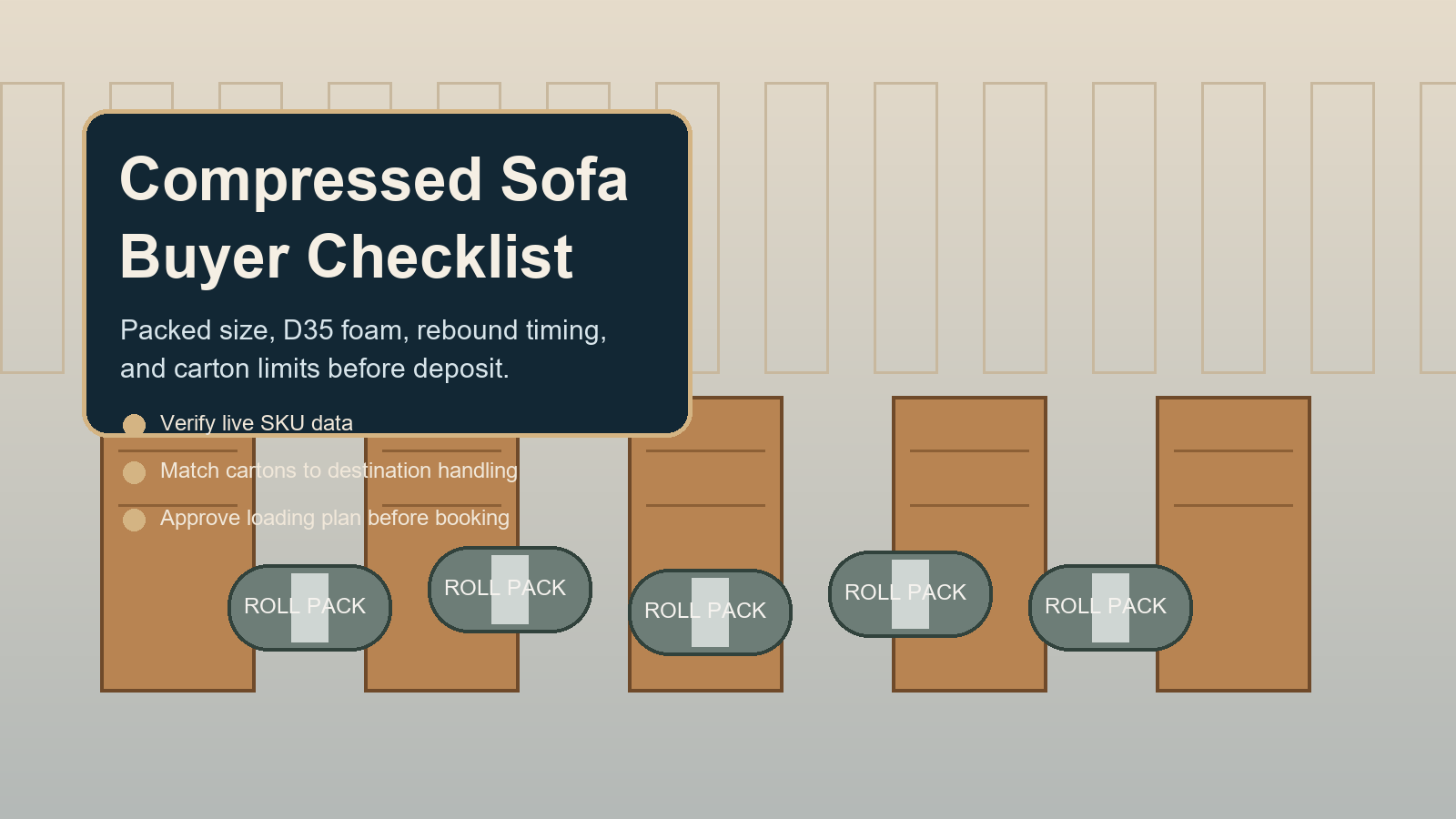 compressed sofa buyer checklist hero image