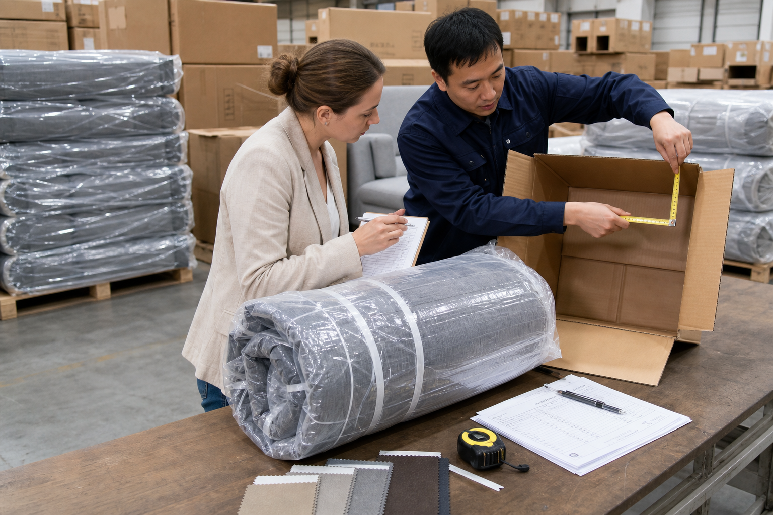 compressed sofa carton dimensions and packing review scene