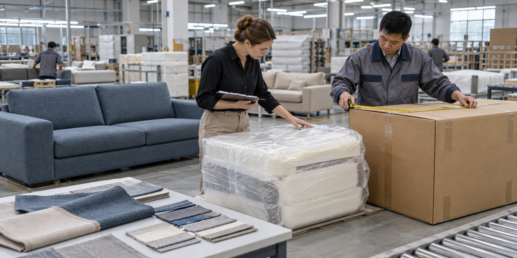 compressed sofa pre shipment quality inspection