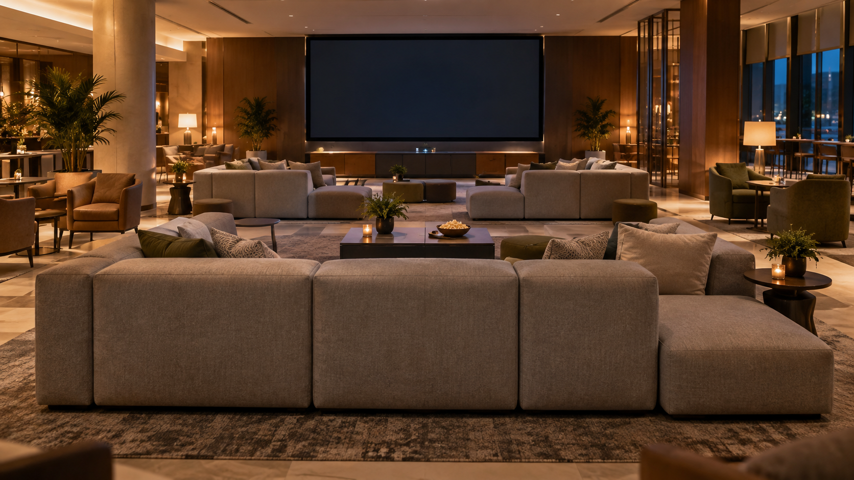 hotel lounge compressed sofa viewing area hero image